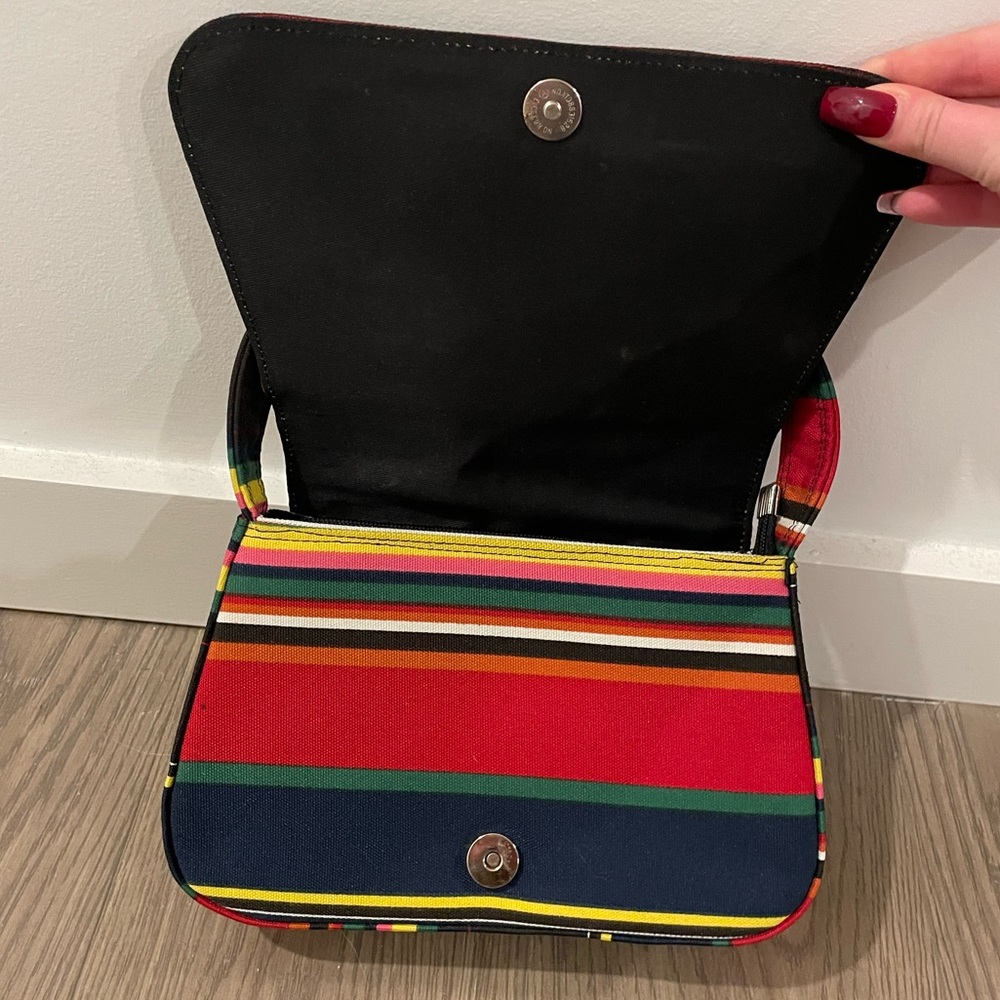 Kate Spade Multi Colored Stripped Handbag - Picture 3 of 5